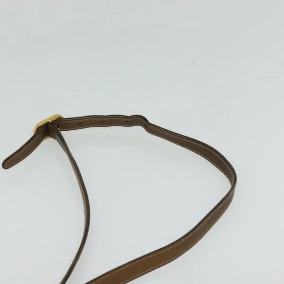 GUCCI GG Supreme Web Sherry Line Bag PVC Brown Gold 89 02 032 Auth 126025 - Picture 9 of 16